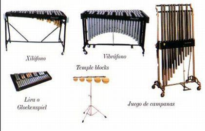 Instrumentos de percusión de altura determinada
